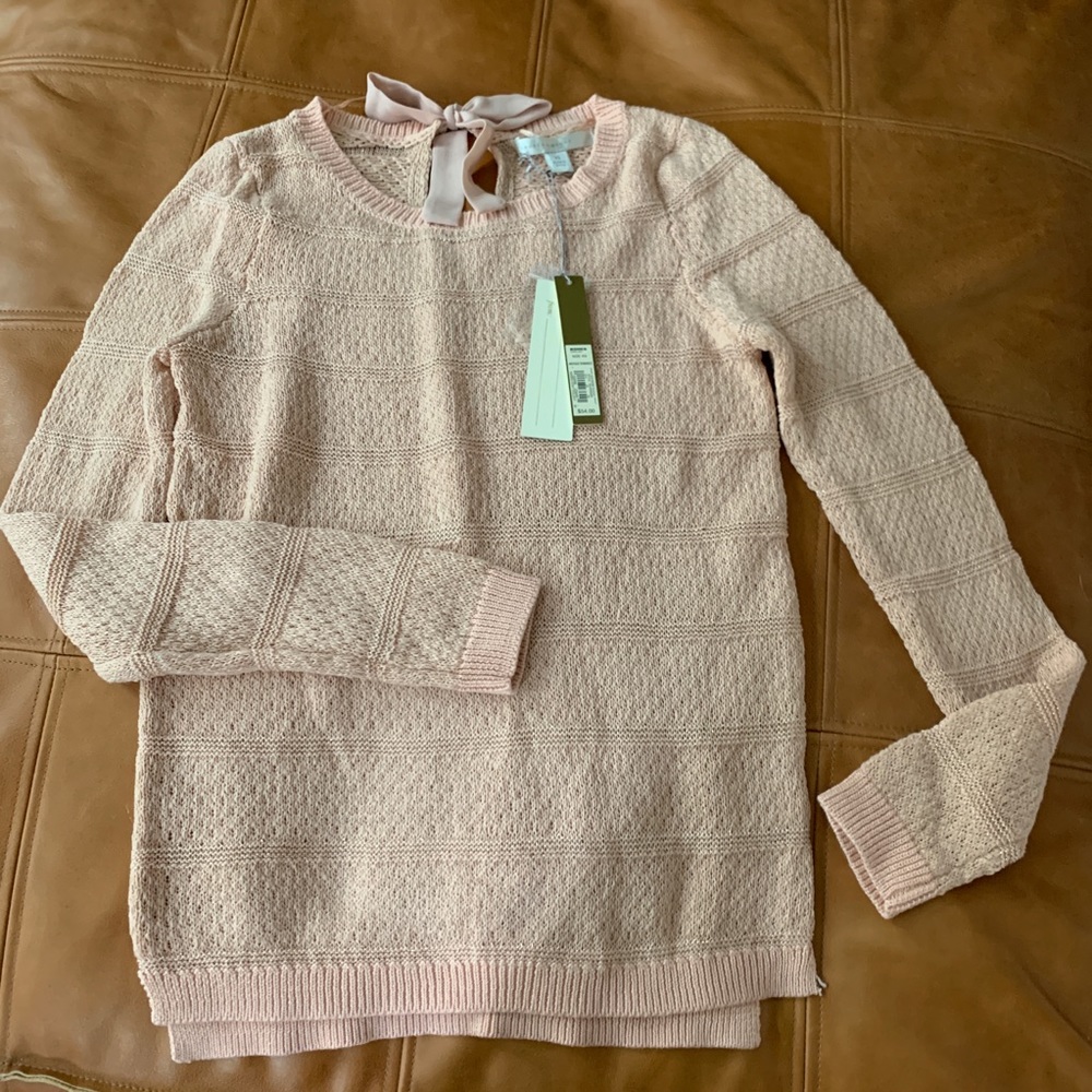 Lauren Conrad antique romance bow sweater